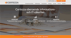 Desktop Screenshot of certezza.net