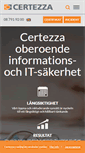 Mobile Screenshot of certezza.net